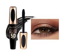 5D Silk Fiber Mascara Waterproof Long-Lasting Not Blooming Eye Lashes Mascara Thick Curling Lengthening Volume Mascara Fast Dry Eyelashes Curls Extension Make-Up #01 Black