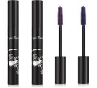 5d Silk Fiber Mascara Waterproof Long, Mascara Volume Noir Intense, Mascara Volume Et Longueur, Convient Aux Yeux Sensibles,Bleu Et Violet[X174]