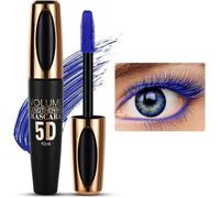 5d Silk Fiber Mascara,Waterproof Long,Volume Mascara,Volume And Length Mascara,Suitable For Sensitive Eyes,Shade : #04 Blue,10 Ml