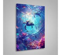 5D Tortues De Mer Diamond Painting Kits, DIY OcéAn Peinture Diamant Adulte, Broderie Diamant Strass Cristal Point de Croix Painting pour Adultes, Enfants, Murale Cadeau Décoration 20x30cm PjY8090 3-U