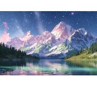 5D Vallée Peinture Diamant Painting Kit, DIY Paysage Diamant Complet Kits, Diamond Art Kits pour Adultes Débutants, Square Diamond Strass Point de Croix Painting, Maison Décor 40x50cm -37789