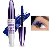 5d Volume Length Mascara Cream,Volume Effect Eyelash Extension Mascara,Eyelash Extension Mascara,Waterproof And Long Lasting With Accurate Definition,4 Blue