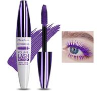 5d Volume Length Mascara Cream,Volume Effect Eyelash Extension Mascara,Eyelash Extension Mascara,Water Resistant And Long Lasting With Accurate Definition,#5 Purple