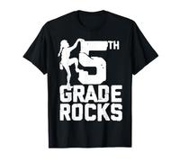 5e année Filles Escalade Premier Jour d'école Cinquième T-Shirt