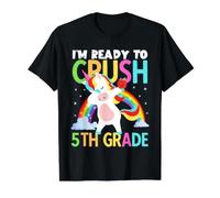 5e année pour Filles Premier Jour de cinquième année rentrée Scolaire T-Shirt Graphique avec Valeur, Homme, Noir, XL