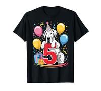 5e anniversaire garçon fille 5 ans cinq dogue allemand T-Shirt