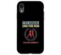 5ème Course annuelle Amusante de 1 km pour ne Pas en Faire trop Coque pour iPhone XR