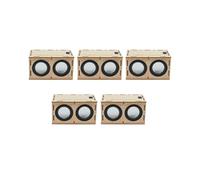 5Ensemble Kit de Haut-Parleur Bricolage Amplificateur de Son électronique Construit Votre Propre Boîtier en Bois Portable Son de
