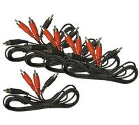 Lot de 5 câbles stéréo mâles RCA Longueur 1,5m