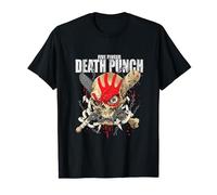 5FDP - Warhead Skull Front Back Print T-Shirt
