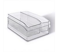 5five – Lot de 3 bacs de rangement pour réfrigérateur Smart Fridge 30 cm transparent