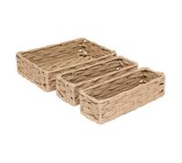 5five - 3 paniers ""tresse"" beige