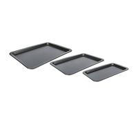 FIVE Simply Smart - Lot de 3 Plaques de Cuisson "Steel" 48cm Gris Noir G