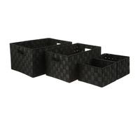 5five - 4 paniers bisauté ""lise"" noir