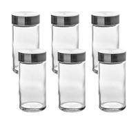 5five - 6 bocaux à épices 80ml couvercle inox