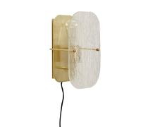 5five Applique murale à abat-jour plissé en laiton