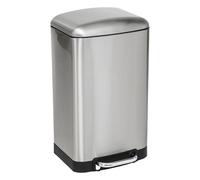 5five Poubelle de cuisine Ariane 20 L inox, pédale, seau amovible, Argent