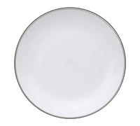 5five - assiette "square" gris charbon 25cm
