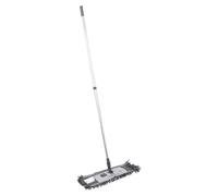 5five - Balai Télescopique Manche INOX Serpillère Microfibre Chenille avec Accroche Rangement Facile Hauteur Réglable Entretien Ménager