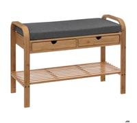 5five - banc range-chaussures avec tiroirs ""jano"" en bambou