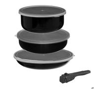 FIVE Simply Smart - Batterie de Cuisine Amovible 7 Pièces 28cm Noir