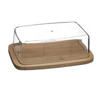 5five Beurrier en bambou pour 250 g de beurre transparent