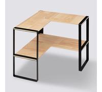 5five - étagère d Angle 2 Niveaux Blackwood