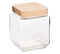 5five - bocal verre carré couvercle pin pin 1,25l