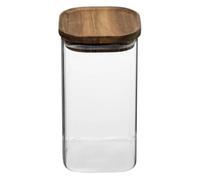 5five - bocal verre couvercle acacia ""hermet"" 1,3l
