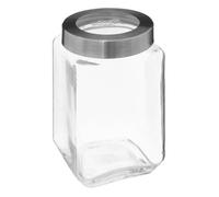 5five - bocal verre couvercle contour acier ""miro"" 1,6l