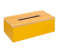 5five - boîte à mouchoirs ""modern color"" jaune moutarde