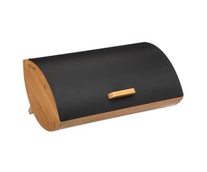5five - boîte à pain black bambou 32cm