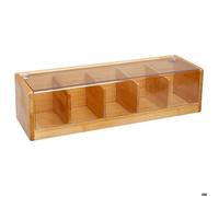 5five - boîte à thé 5 compartiments bambou