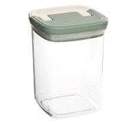 5Five - Boîte Carré LOCK Transparente - 1,1l - 11,9x11,9x16,4cm - Conservation, Rangement Alimentaire, Accessoire Cuisine