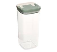 5Five - Boîte Carré LOCK Transparente - 1,8l - 11,9x11,9x24,4cm - Conservation, Rangement Alimentaire, Accessoire Cuisine