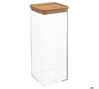 5five - boîte de conservation carrée couvercle bambou ""eske"" 2l