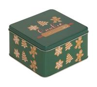 5five - boîte de conservation noël 2,5l carré en métal