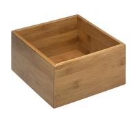 5five Boîte de rangement carrée en bambou - 18 x 18 cm