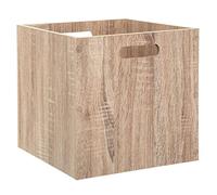 5five Panier de rangement Mix n' Modul 31 x 31 cm effet chêne naturel