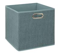 NOBRAND Panier tissu Mix N' Modul 31x31 cm Bleu pétrole chiné