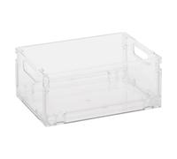 5five - boîte de rangement fold n box en plastique gris 2,8l