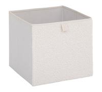 5five - boîte de rangement mix 'n' modul bouclette blanc 31x31cm