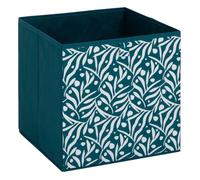 5five - boîte de rangement ""mix 'n' modul"" motif olivia bleu 31x31cm