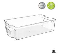 5five Boîte de rangement pour réfrigérateur grande capacité 8 L - Transparente