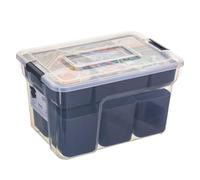 Paris Prix Boîte de rangement FIVE Simply Smart 10 compartiments 8 L transparent G