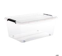 5five - boîte en plastique transparente 40l ""clip n' box""