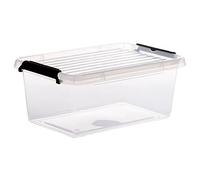 5five - boîte en plastique transparente "clip n box" 4,5l