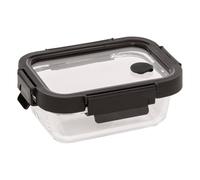 5Five - Boîte en Verre CLIPEATPLUS Transparente en Verre Borosilicate - 0,37l - 16,5x6x12,5cm - Conservation, Rangement Alimentaire, Cuisine