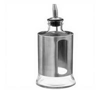 5five Bouteille pour huile ou vinaigre en verre et inox - 0,5 L