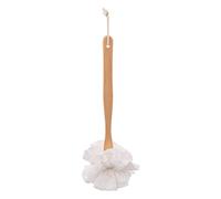 - Brosse à Dos & Fleur de Douche Textile 40cm Naturel